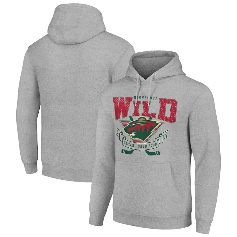 Minnesota Wild Starter Team Logo Graphic Fleece Tri-Blend Pullover Hoodie -  NHL Hoodies