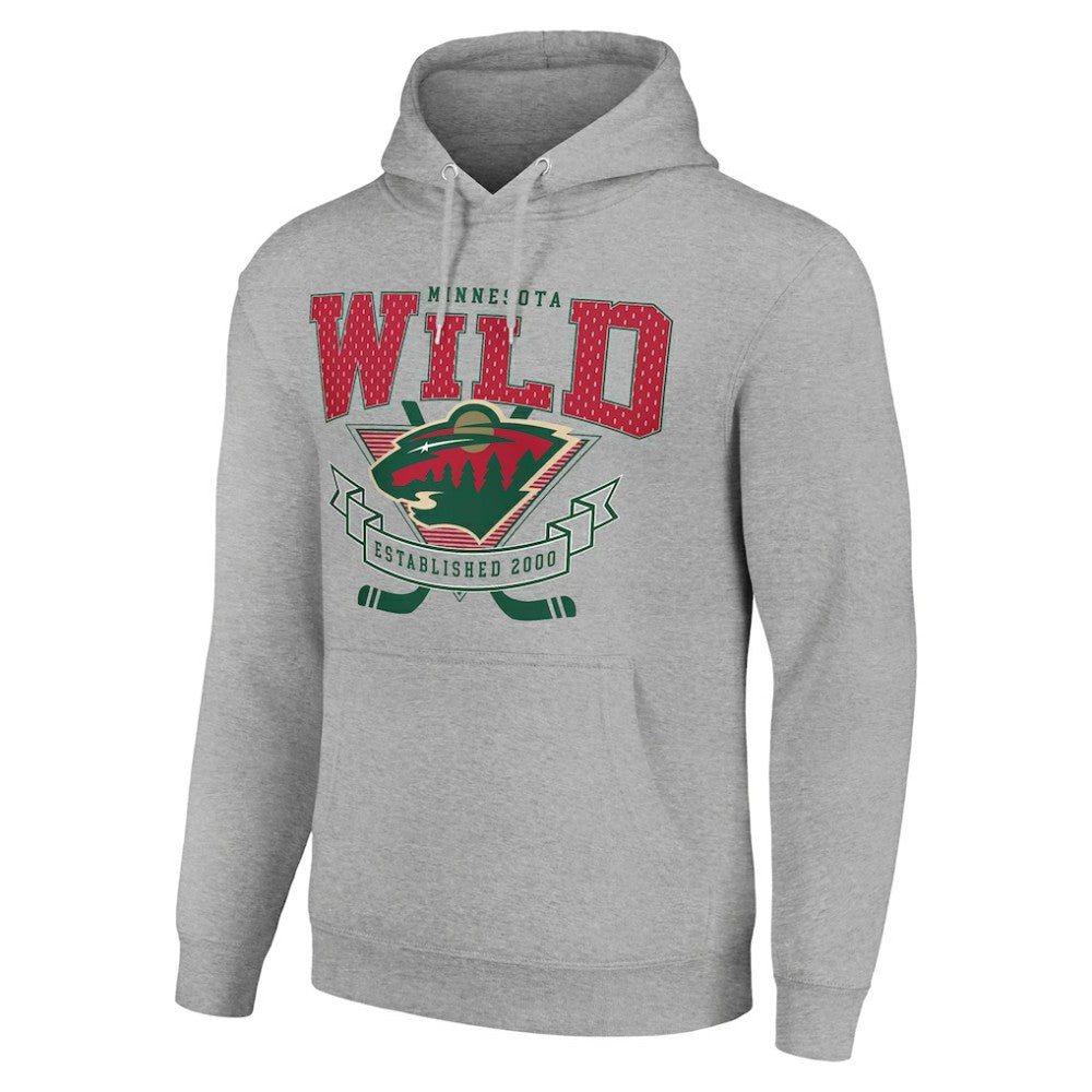 Minnesota Wild Starter Team Logo Graphic Fleece Tri-Blend Pullover Hoodie -  NHL Hoodies