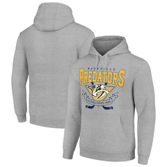 Nashville Predators Starter Team Logo Graphic Fleece Tri-Blend Pullover Hoodie -  NHL Hoodies