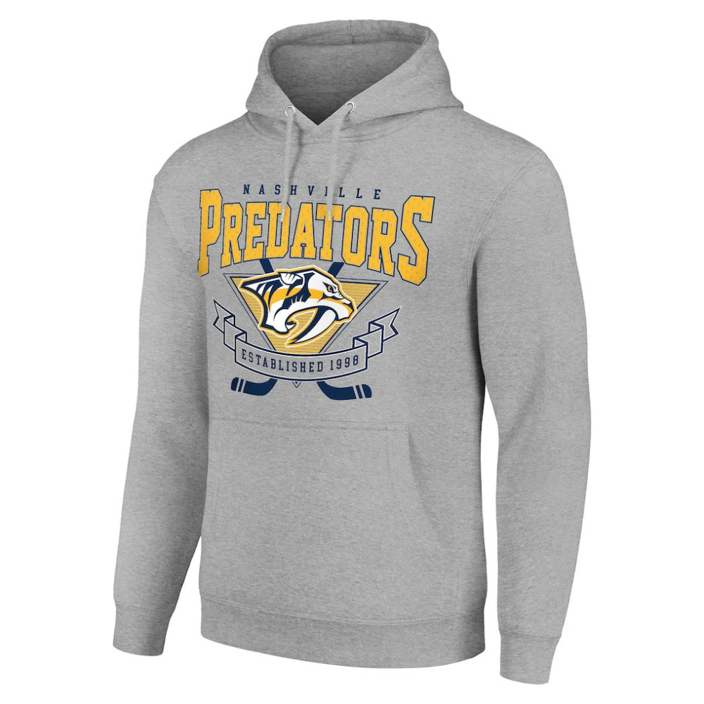 Nashville Predators Starter Team Logo Graphic Fleece Tri-Blend Pullover Hoodie -  NHL Hoodies