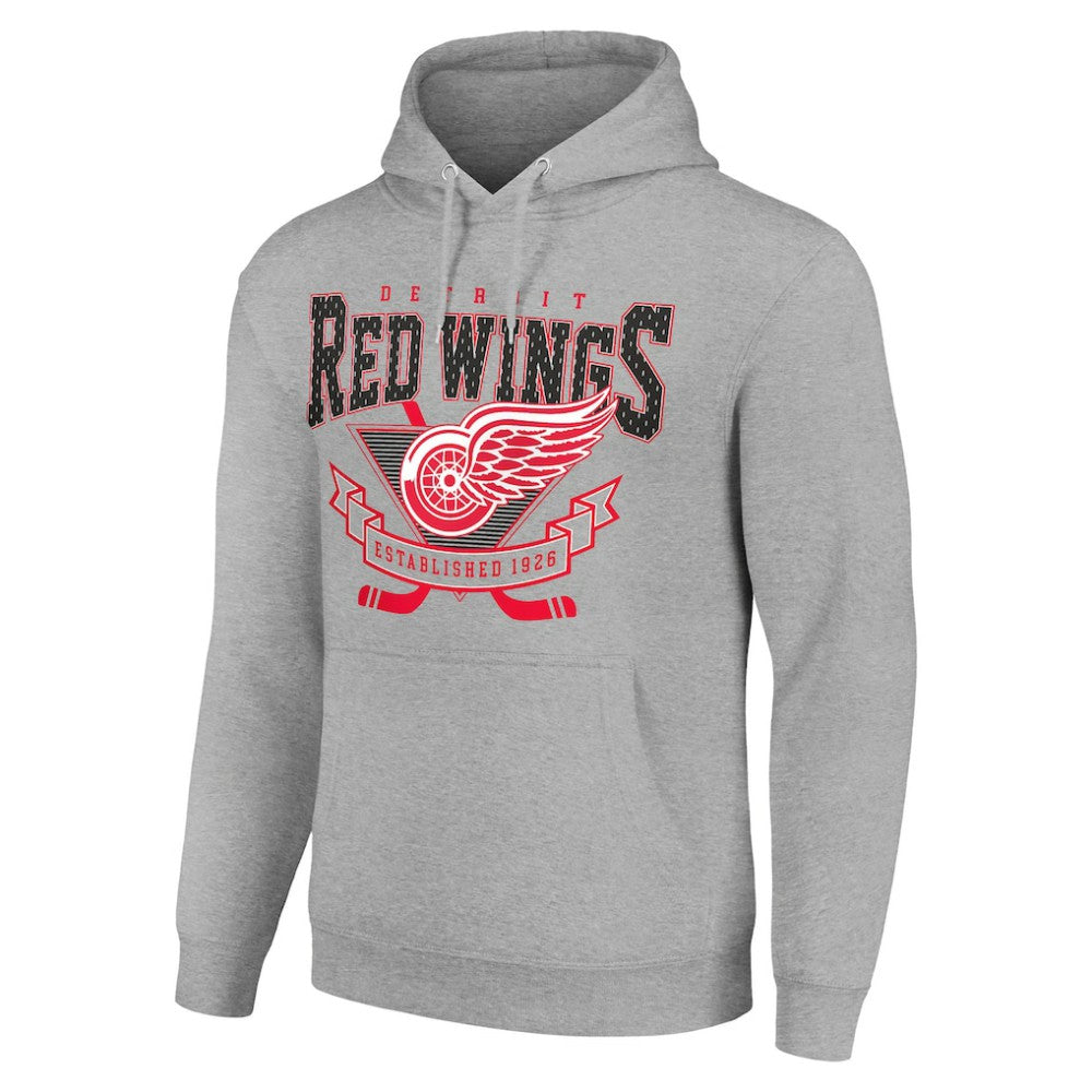 Detroit Red Wings Starter Team Logo Graphic Fleece Tri-Blend Pullover Hoodie -  NHL Hoodies