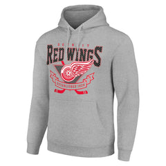 Detroit Red Wings Starter Team Logo Graphic Fleece Tri-Blend Pullover Hoodie -  NHL Hoodies