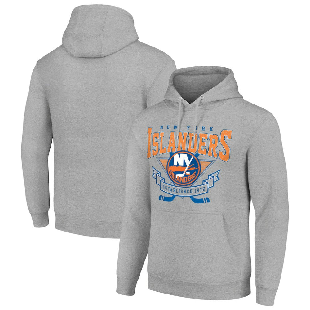 New York Islanders Starter Team Logo Graphic Fleece Tri-Blend Pullover Hoodie -  NHL Hoodies