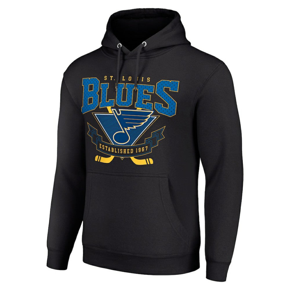St. Louis Blues Starter Team Logo Graphic Fleece Tri-Blend Pullover Hoodie -  NHL Hoodies