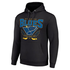 St. Louis Blues Starter Team Logo Graphic Fleece Tri-Blend Pullover Hoodie -  NHL Hoodies