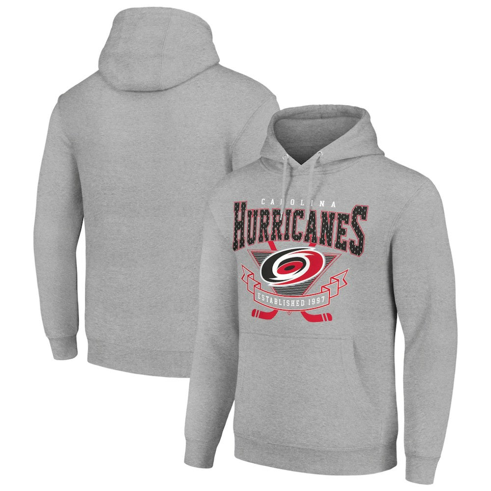 Carolina Hurricanes Starter Team Logo Graphic Fleece Tri-Blend Pullover Hoodie -  NHL Hoodies