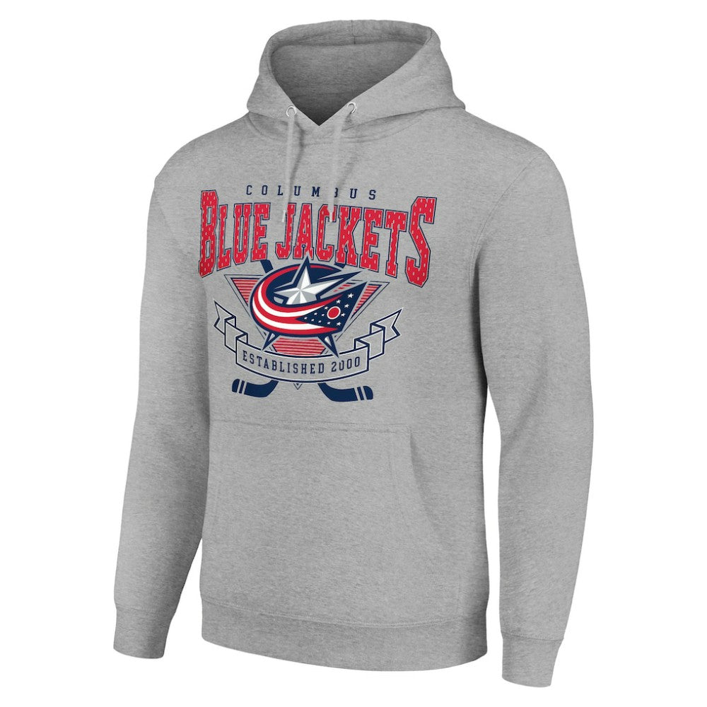Columbus Blue Jackets Starter Team Logo Graphic Fleece Tri-Blend Pullover Hoodie -  NHL Hoodies