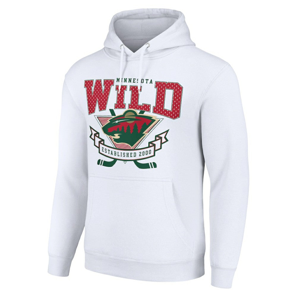 Minnesota Wild Starter Team Logo Graphic Fleece Tri-Blend Pullover Hoodie -  NHL Hoodies