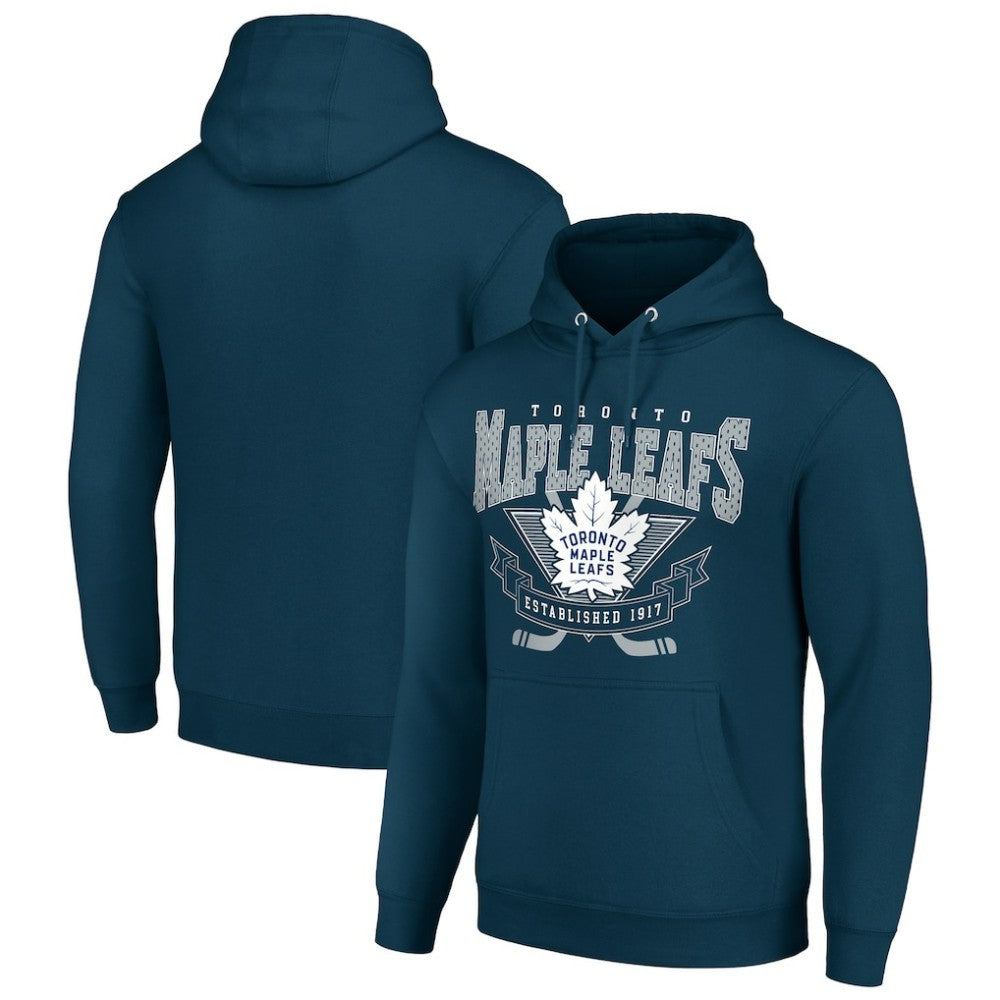 Toronto Maple Leafs Starter Team Logo Graphic Fleece Tri-Blend Pullover Hoodie -  NHL Hoodies