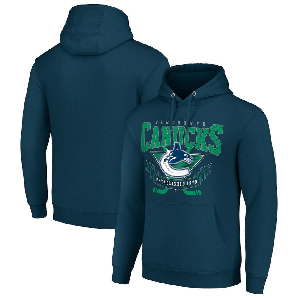 Vancouver Canucks Starter Team Logo Graphic Fleece Tri-Blend Pullover Hoodie -  NHL Hoodies