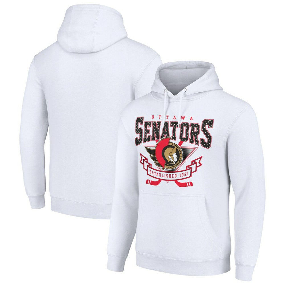 Ottawa Senators Starter Team Logo Graphic Fleece Tri-Blend Pullover Hoodie -  NHL Hoodies