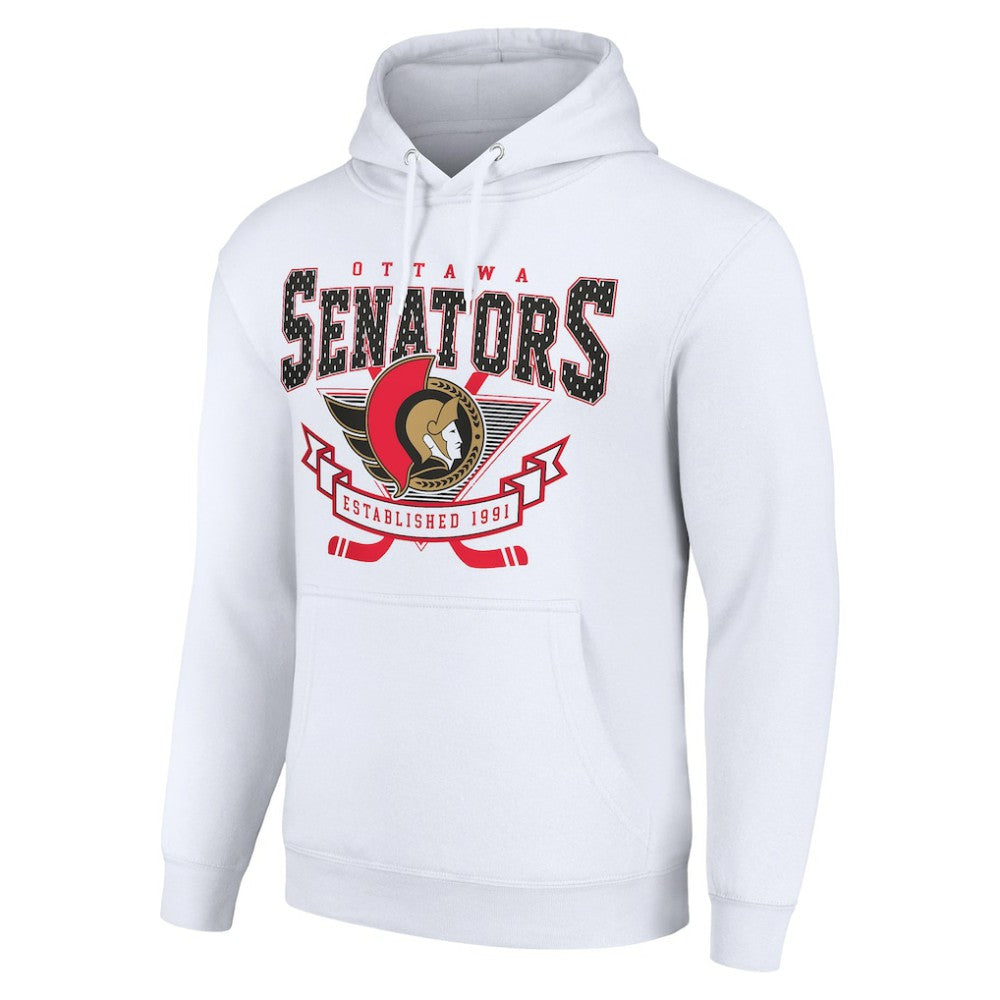 Ottawa Senators Starter Team Logo Graphic Fleece Tri-Blend Pullover Hoodie -  NHL Hoodies
