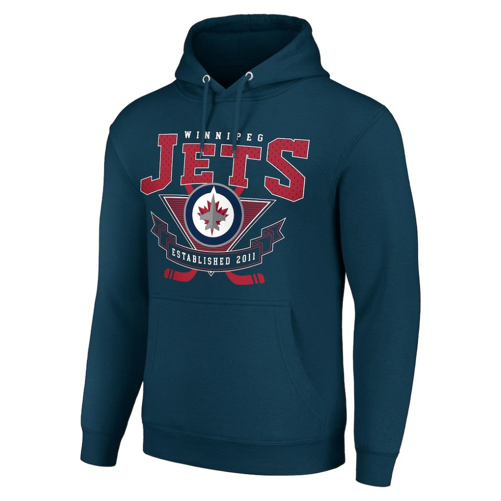 Winnipeg Jets Starter Team Logo Graphic Fleece Tri-Blend Pullover Hoodie -  NHL Hoodies