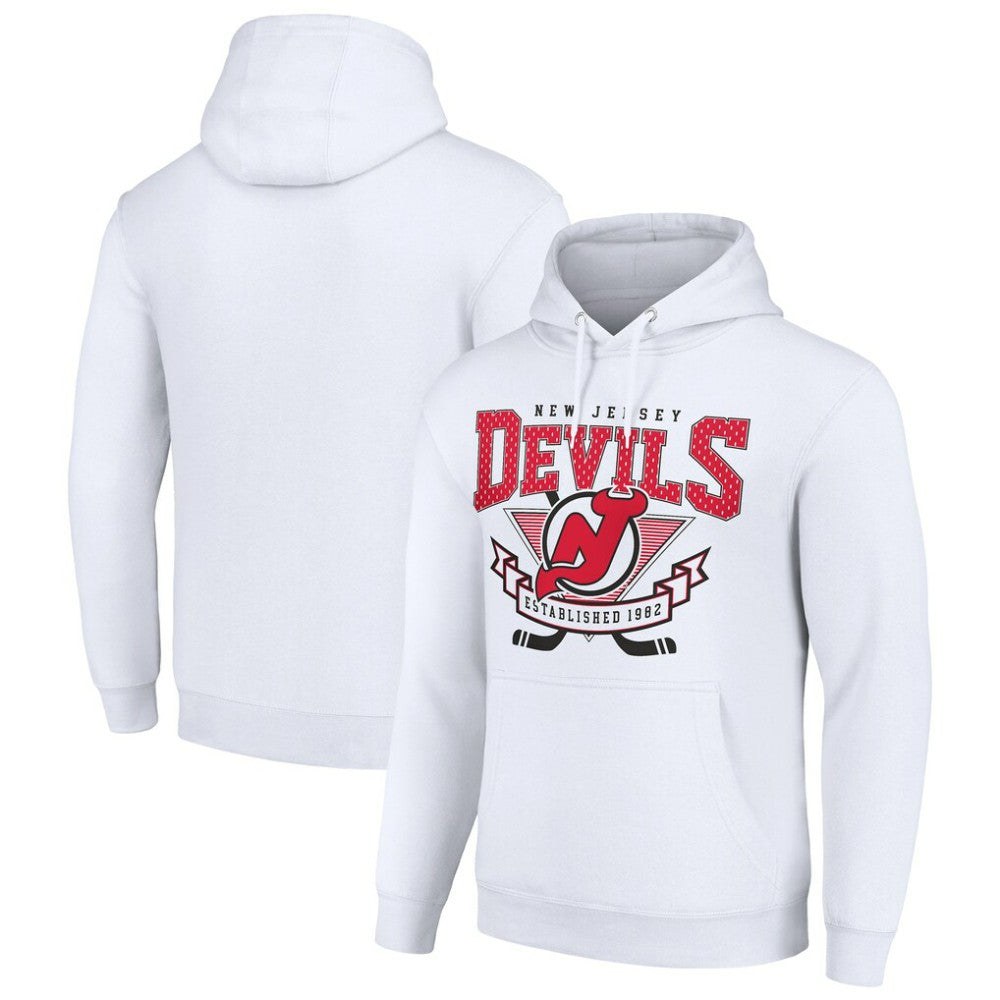 New Jersey Devils Starter Team Logo Graphic Fleece Tri-Blend Pullover Hoodie -  NHL Jerseys