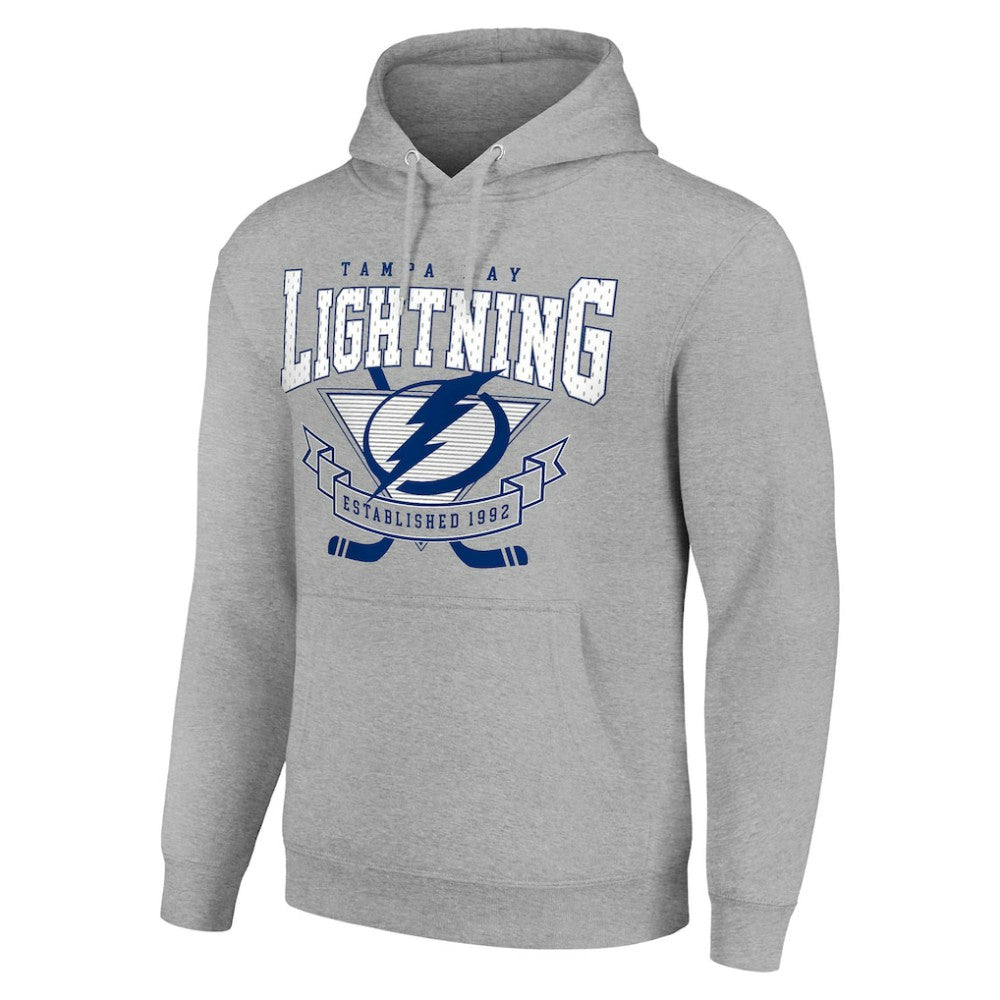 Tampa Bay Lightning Starter Team Logo Graphic Fleece Tri-Blend Pullover Hoodie -  NHL Hoodies