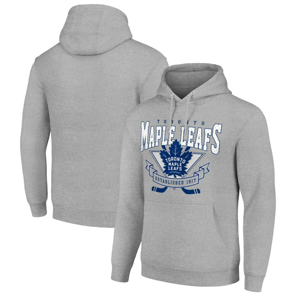 Toronto Maple Leafs Starter Team Logo Graphic Fleece Tri-Blend Pullover Hoodie -  NHL Hoodies