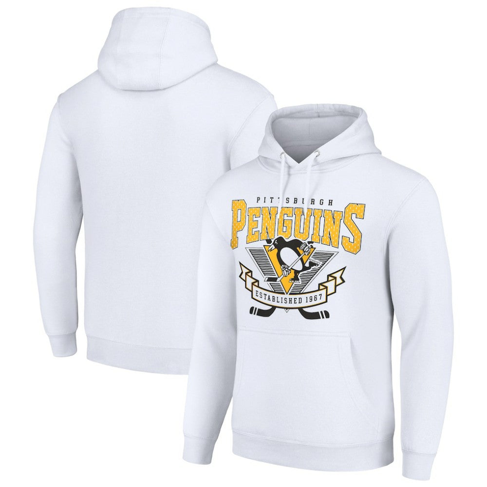Pittsburgh Penguins Starter Team Logo Graphic Fleece Tri-Blend Pullover Hoodie -  NHL Hoodies