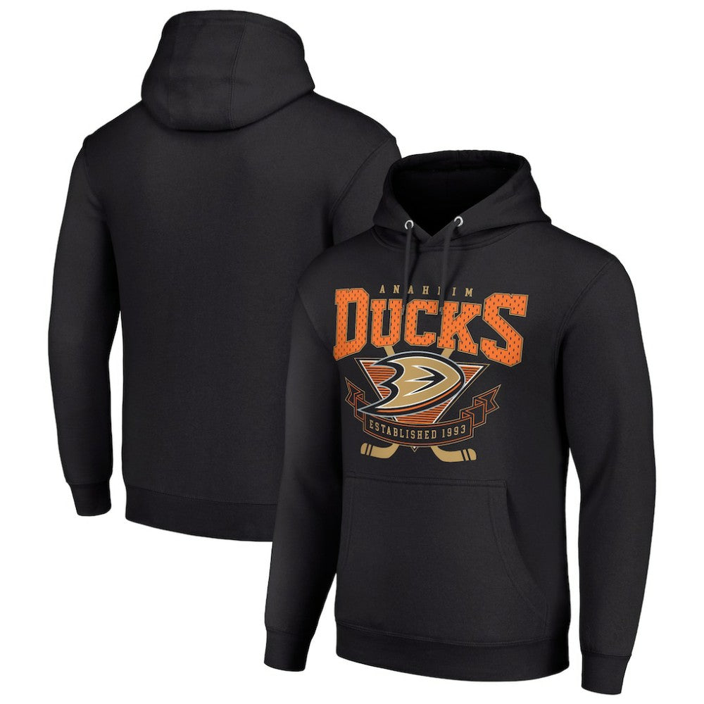 Anaheim Ducks Starter Team Logo Graphic Fleece Tri-Blend Pullover Hoodie -  NHL Hoodies