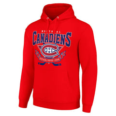 Montreal Canadiens Starter Team Logo Graphic Fleece Tri-Blend Pullover Hoodie -  NHL Hoodies
