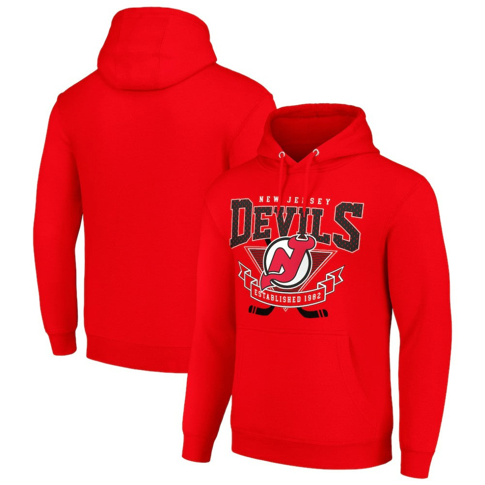New Jersey Devils Starter Team Logo Graphic Fleece Tri-Blend Pullover Hoodie -  NHL Jerseys
