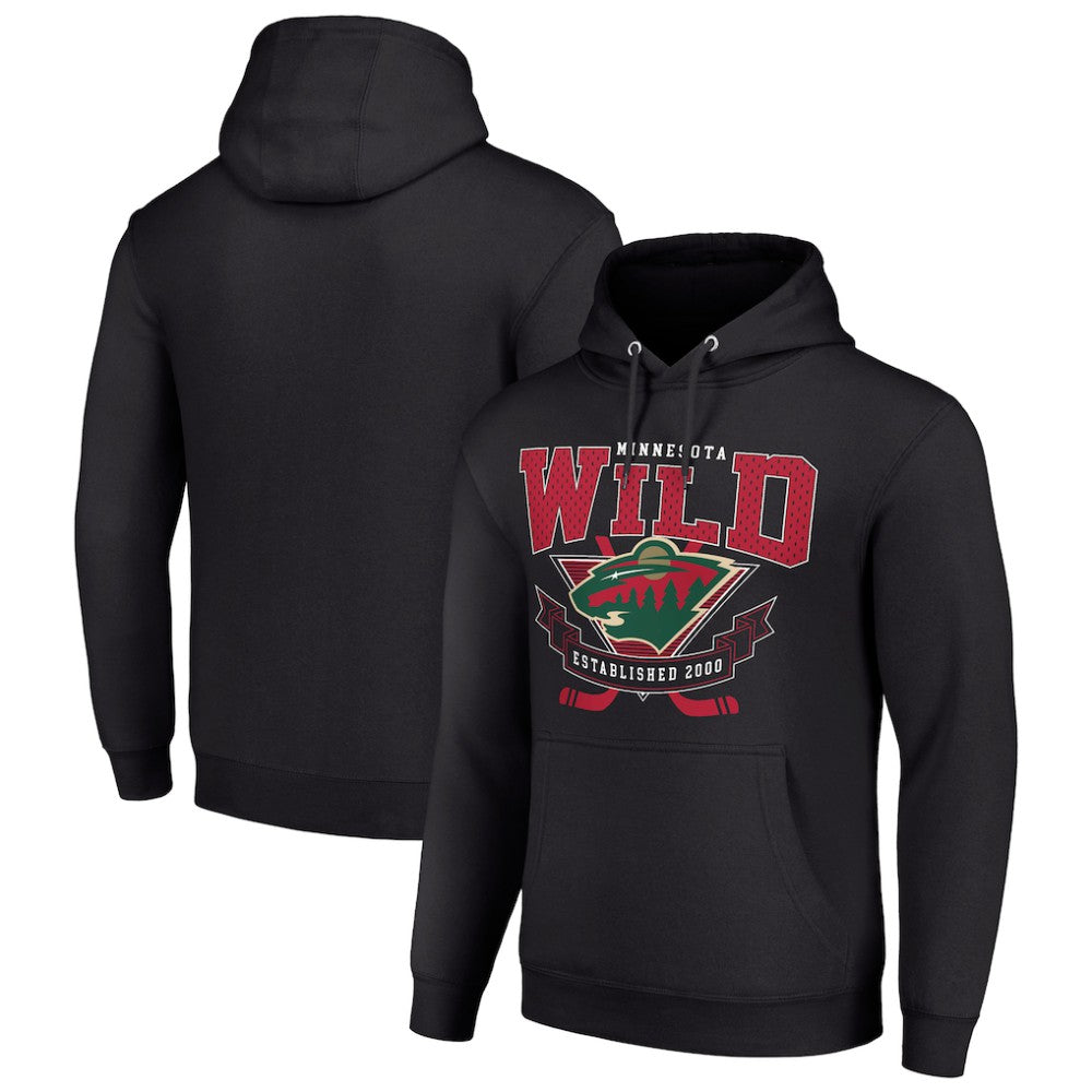 Minnesota Wild Starter Team Logo Graphic Fleece Tri-Blend Pullover Hoodie -  NHL Hoodies