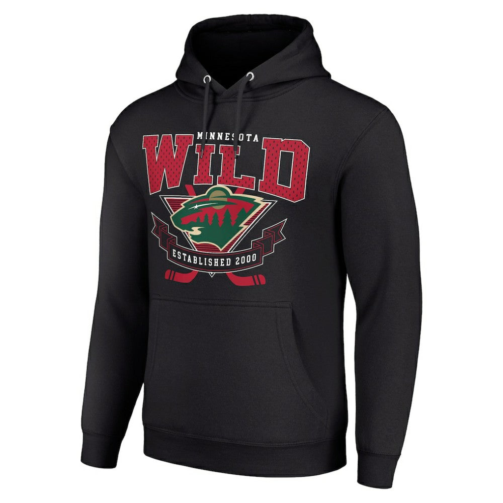 Minnesota Wild Starter Team Logo Graphic Fleece Tri-Blend Pullover Hoodie -  NHL Hoodies