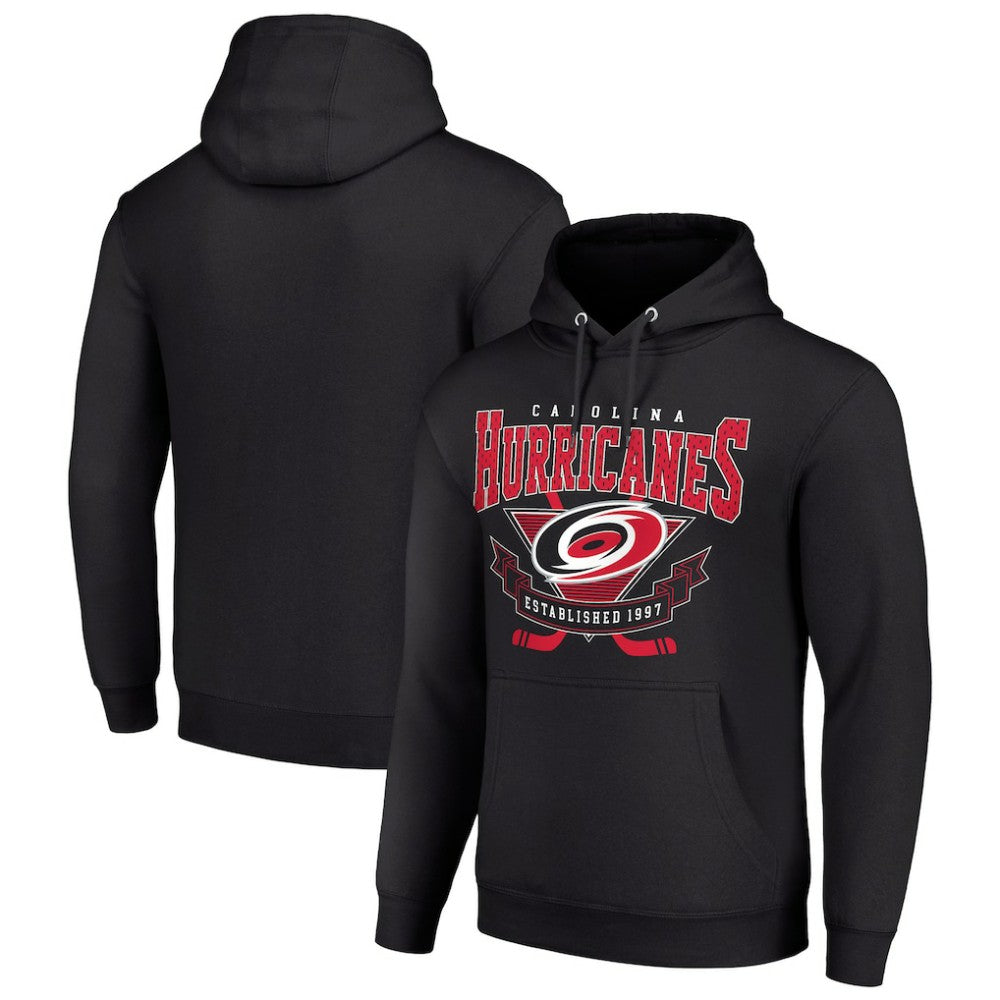 Carolina Hurricanes Starter Team Logo Graphic Fleece Tri-Blend Pullover Hoodie -  NHL Hoodies