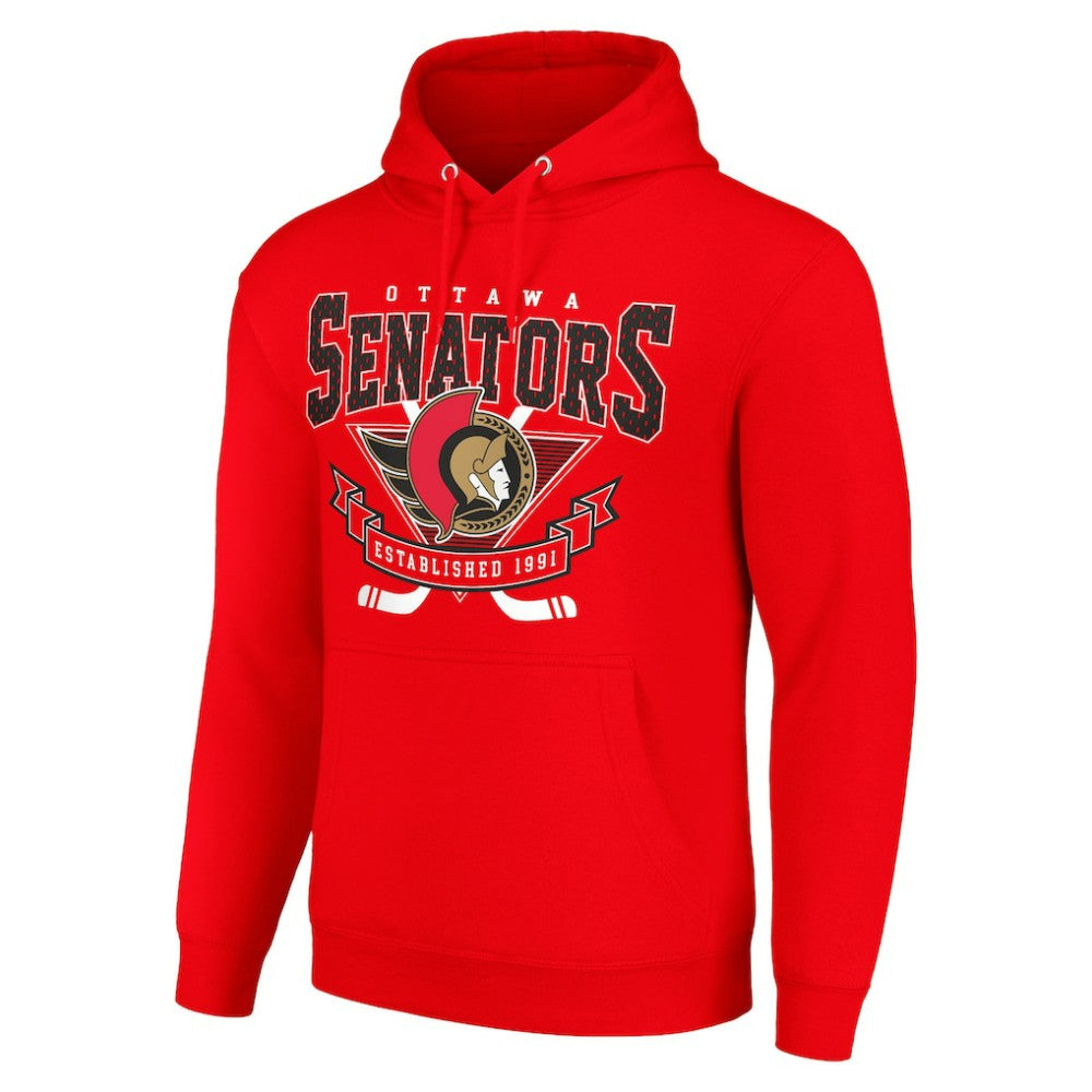 Ottawa Senators Starter Team Logo Graphic Fleece Tri-Blend Pullover Hoodie -  NHL Hoodies