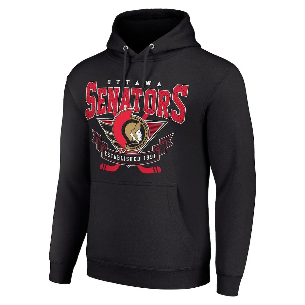 Ottawa Senators Starter Team Logo Graphic Fleece Tri-Blend Pullover Hoodie -  NHL Hoodies