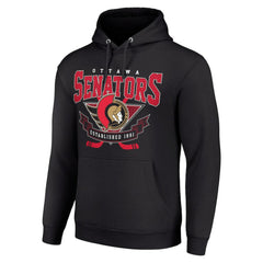 Ottawa Senators Starter Team Logo Graphic Fleece Tri-Blend Pullover Hoodie -  NHL Hoodies