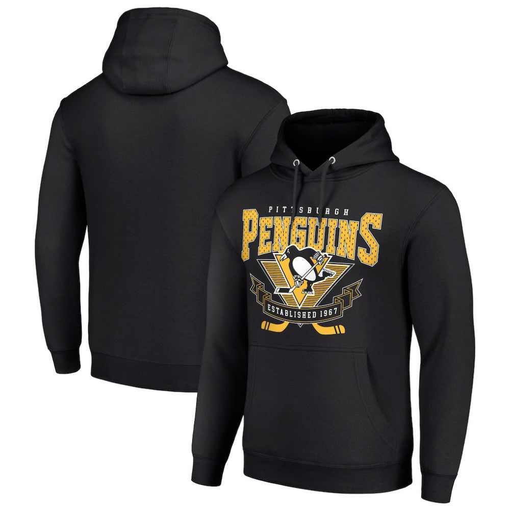 Pittsburgh Penguins Starter Team Logo Graphic Fleece Tri-Blend Pullover Hoodie -  NHL Hoodies