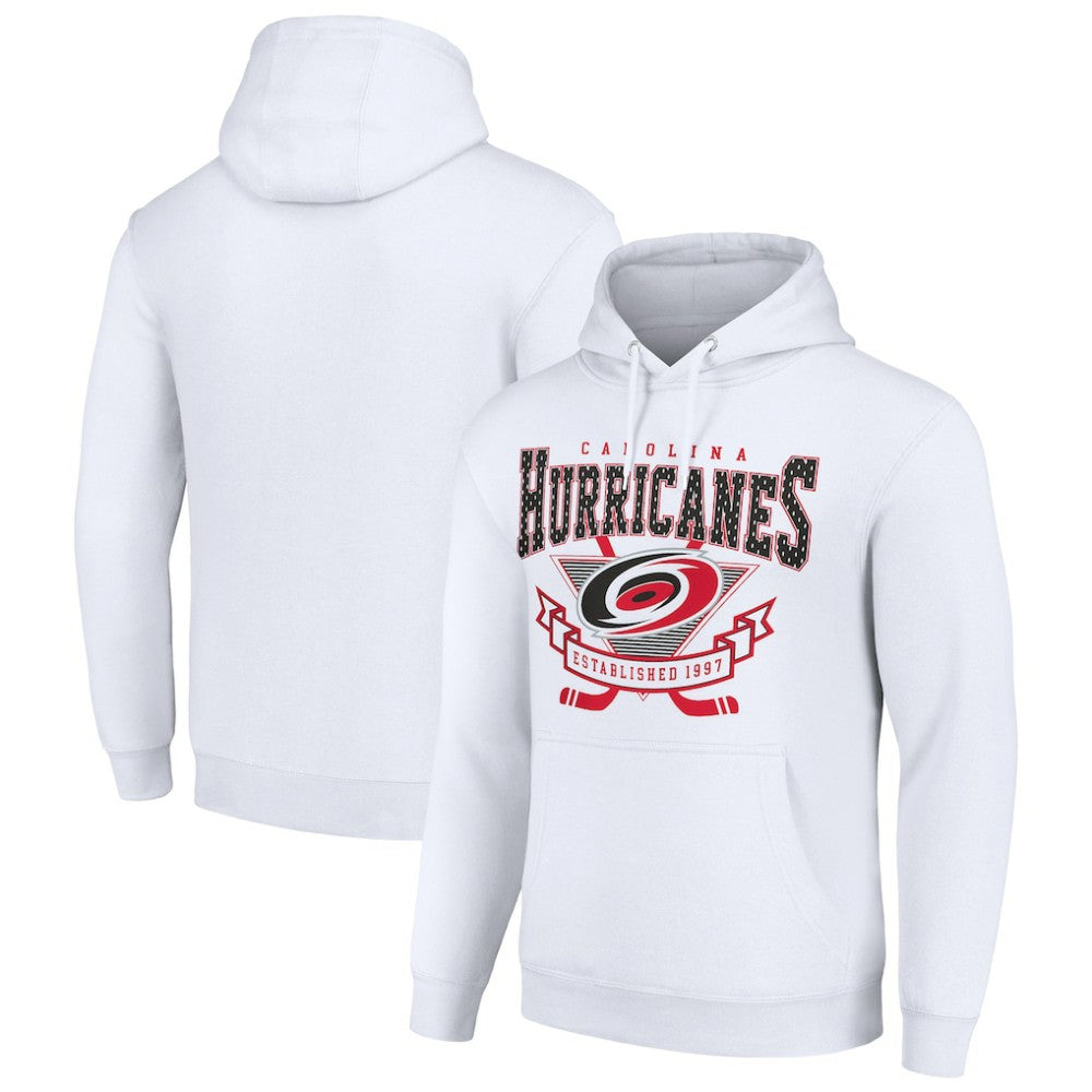 Carolina Hurricanes Starter Team Logo Graphic Fleece Tri-Blend Pullover Hoodie -  NHL Hoodies