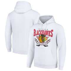 Chicago Blackhawks Starter Team Logo Graphic Fleece Tri-Blend Pullover Hoodie -  NHL Hoodies