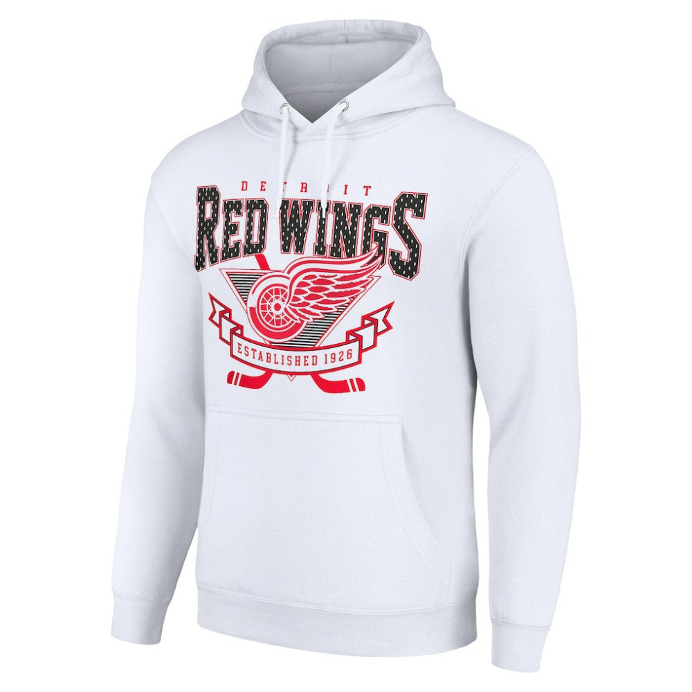 Detroit Red Wings Starter Team Logo Graphic Fleece Tri-Blend Pullover Hoodie -  NHL Hoodies