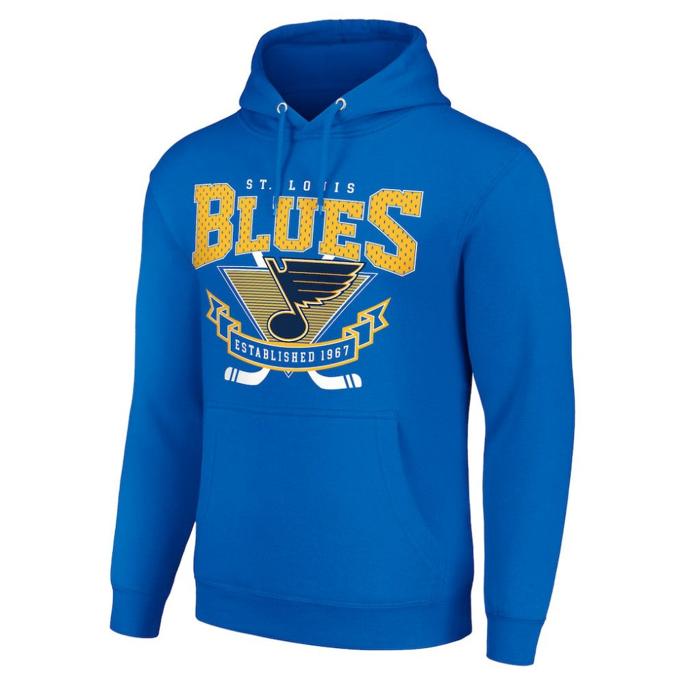 St. Louis Blues Starter Team Logo Graphic Fleece Tri-Blend Pullover Hoodie -  NHL Hoodies