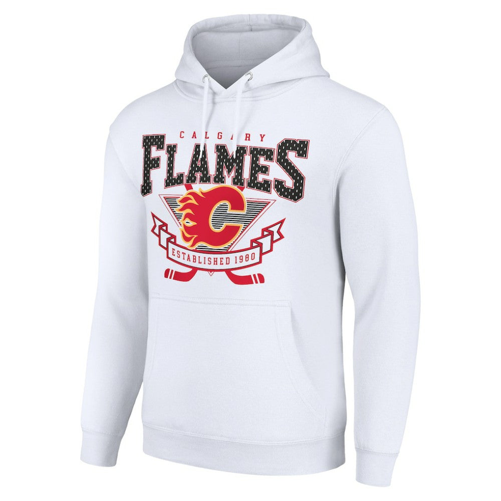 Calgary Flames Starter Team Logo Graphic Fleece Tri-Blend Pullover Hoodie -  NHL Hoodies