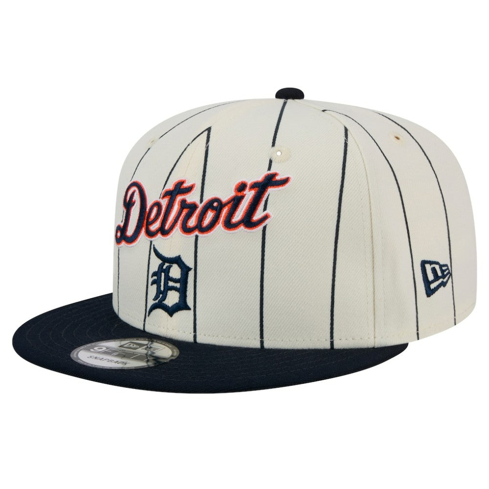 Detroit Tigers New Era Jersey Pinstripe 9FIFTY Snapback Hat - MLB Jerseys