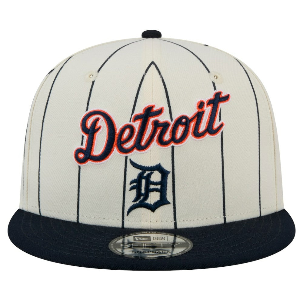 Detroit Tigers New Era Jersey Pinstripe 9FIFTY Snapback Hat - MLB Jerseys