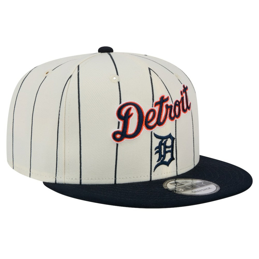 Detroit Tigers New Era Jersey Pinstripe 9FIFTY Snapback Hat - MLB Jerseys