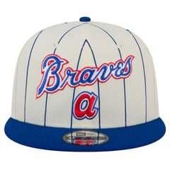 Atlanta Braves New Era Jersey Pinstripe 9FIFTY Snapback Hat - MLB Jerseys