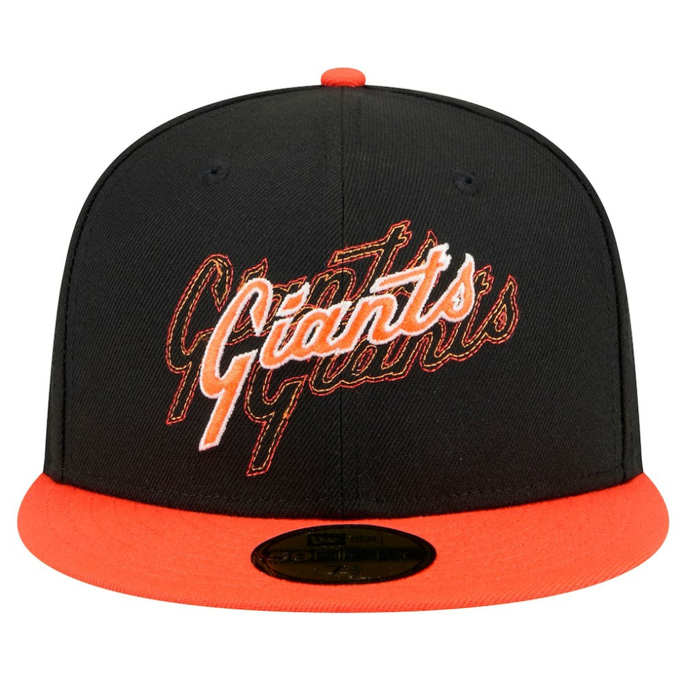 San Francisco Giants New Era Shadow Stitch 59FIFTY Fitted Hat - MLB Hats