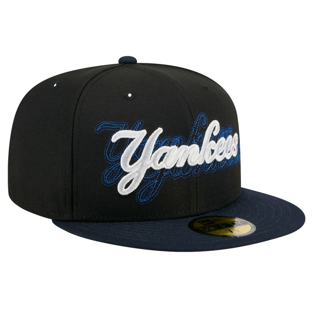 New York Yankees New Era Shadow Stitch 59FIFTY Fitted Hat - MLB Hats