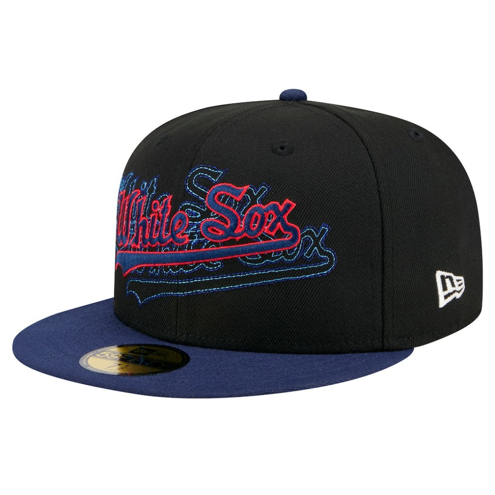 Chicago White Sox New Era Shadow Stitch 59FIFTY Fitted Hat - MLB Hats