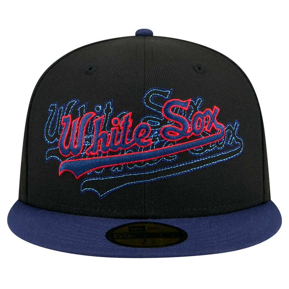 Chicago White Sox New Era Shadow Stitch 59FIFTY Fitted Hat - MLB Hats