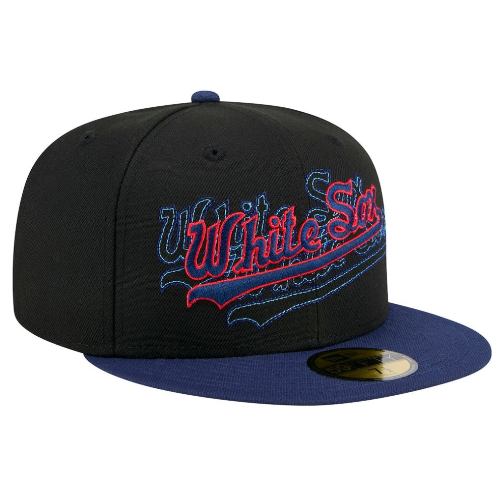 Chicago White Sox New Era Shadow Stitch 59FIFTY Fitted Hat - MLB Hats