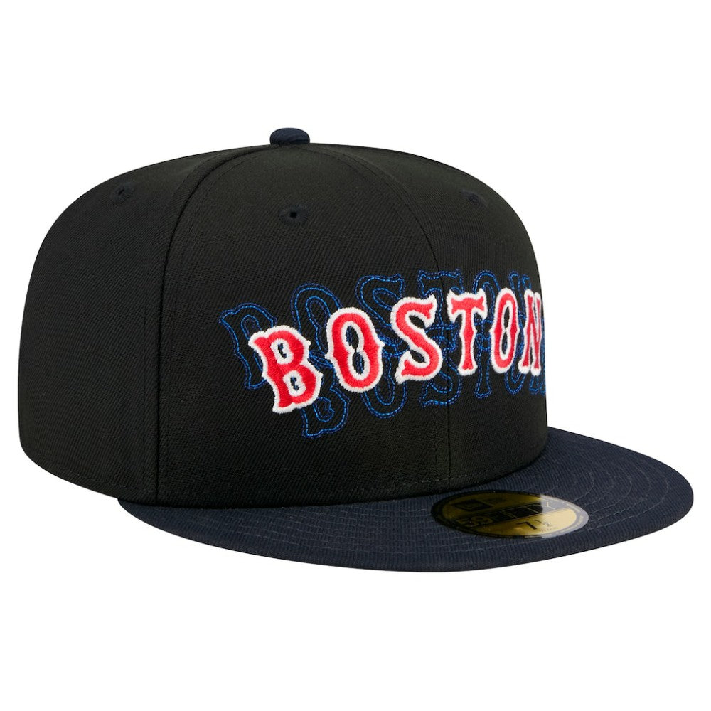 Boston Red Sox New Era Shadow Stitch 59FIFTY Fitted Hat - MLB Hats