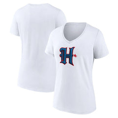 Houston Texans Women's Secondary Logo V-Neck T-Shirt | NFL Outlet