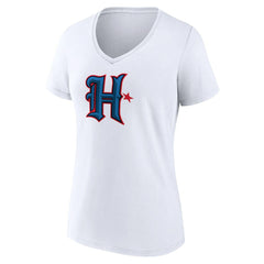 Houston Texans Women's Secondary Logo V-Neck T-Shirt | NFL Outlet
