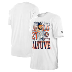 Jose Altuve Houston Astros New Era Caricature T-Shirt - MLB T-shirts