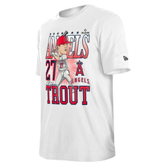 Mike Trout Los Angeles Angels New Era Caricature T-Shirt - MLB T-shirts